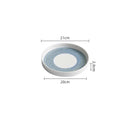 Artisan Blue Brushstroke Ceramic Plate Elegant Dining Enhancer