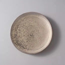 Charcoal Spiral Artisan Ceramic Plate