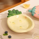 Cute Fruit Shaped Ceramic Plates for Kids