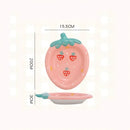 Cute Fruit Shaped Ceramic Plates for Kids