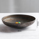 Dark Artisan Ceramic Plate