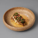 Deep Rim Rustic Ceramic Plate