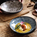 Glazed Marbled Type Ceramic Bowl