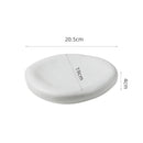 Matte Pebble Plate for Minimalist Gourmet Plating