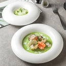 Modern Donut-Shape Deep Ceramic Plate