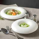 Modern Donut-Shape Deep Ceramic Plate