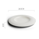 Modern Two-Tone Textured Plate for Elegant Dining