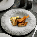 Modern Two-Tone Textured Plate for Elegant Dining