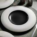 Modern Two-Tone Textured Plate for Elegant Dining