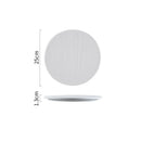 White Ceramic Fine Dining Plate