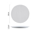 White Ceramic Fine Dining Plate