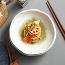 Ceramic Shaped Plate with Three Legs