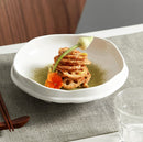 Ceramic Shaped Plate with Three Legs