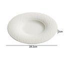 Minimalistic Ceramic White Plate