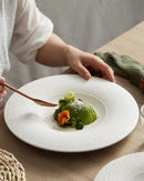Minimalistic Ceramic White Plate