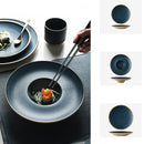 Gold Rim Pasta Plate Sauce Dish Cup Bowl Dinnerware