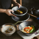 Japanese Style Pigmented Ceramic Bowl