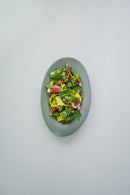 Stone Grey Irregular Shape Ceramic Plate