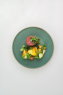 Mint Green Round Ceramic Plates