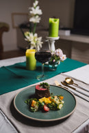 Mint Green Round Ceramic Plates