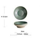Mint Green Round Ceramic Plates