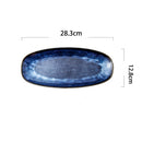 Japanese Style Sushi Oval Plate Top Restaurant Michelin