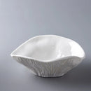 Asymmetric White Ceramic Bowl