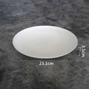 Ceramic Dinner Plate, for Pasta and Soup, 9–10 in