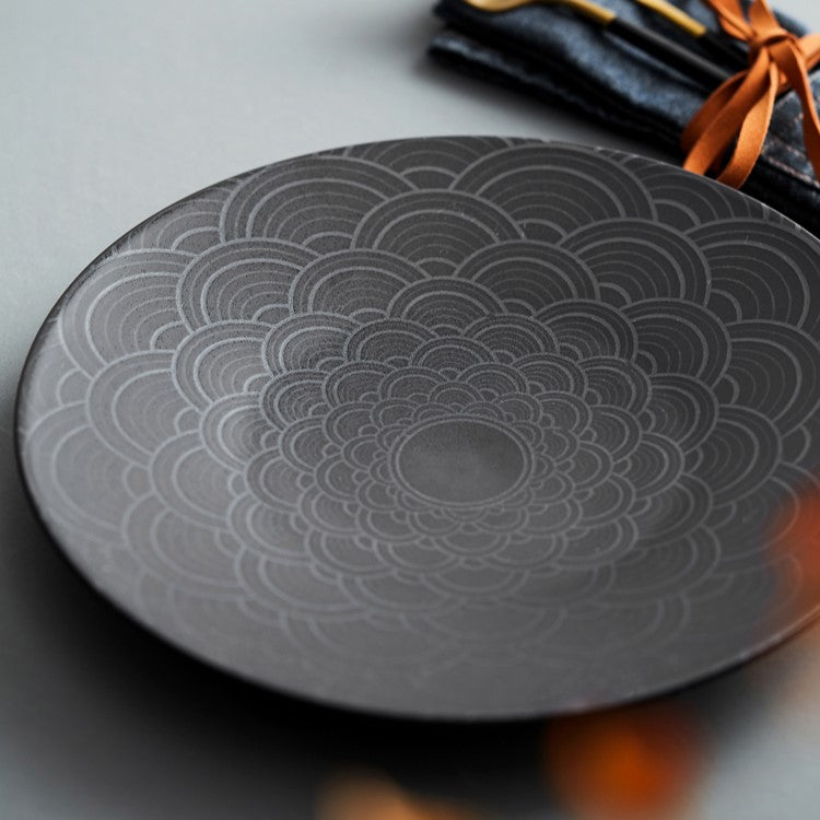 Ceramic Dinner Plates With Pattern Design