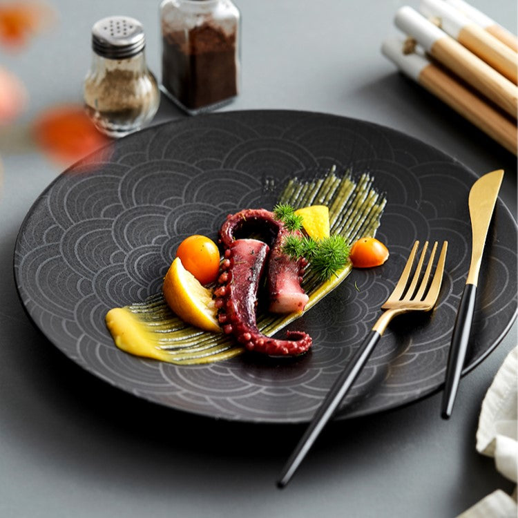 Ceramic Dinner Plates With Pattern Design