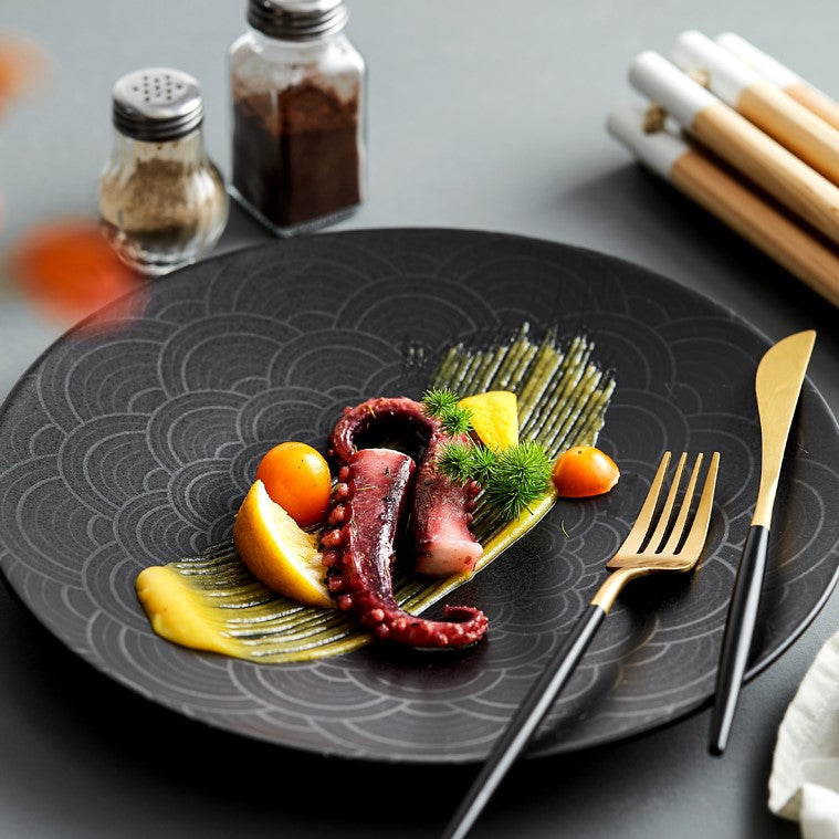 Ceramic Dinner Plates With Pattern Design