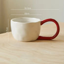 Ceramic Mug with Large Handle, for Coffee and Tea