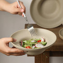 Ceramic Pasta Bowl Pedestal Style