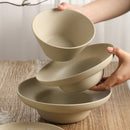 Ceramic Pasta Bowl Pedestal Style
