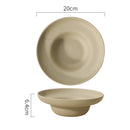 Ceramic Pasta Bowl Pedestal Style