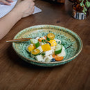 Ceramic Pasta Bowl, Flame-Kilned Glaze, Vintage Style, for Soup and Salad, 8–9.2 in