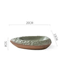 Ceramic Serving Bowl Leaf Shaped