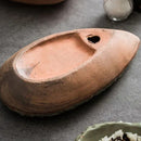 Ceramic Serving Bowl Leaf Shaped