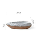 Ceramic Serving Bowl Leaf Shaped