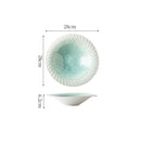 Ceramic Soup Bowl, Vintage Style, for Sashimi and Salad, 8.9–11 in