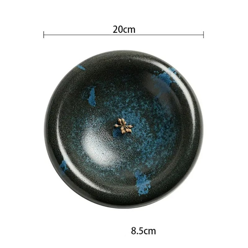 Ceramic Gourmet Bowl with Deep Centre Design