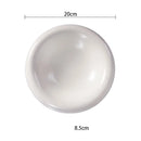 Ceramic Gourmet Bowl with Deep Centre Design