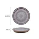 Charcoal Grey Ceramic Serving Plate