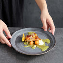 Charcoal Grey Ceramic Serving Plate