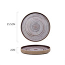 Charcoal Grey Ceramic Serving Plate