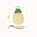 Cute Fruit Shaped Ceramic Plates for Kids