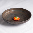 Dark Artisan Ceramic Plate