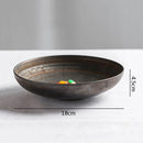 Dark Artisan Ceramic Plate