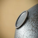 Elegant Metallic Oval Plate with Rustic Finish for Luxurious Dining