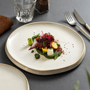 Elegant Off-White Dinner Plate - Enhance Your Culinary Presentations